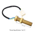 M16x1.5 Magnetic Rotate Speed Sensor Pick Up Sender Gear Teeth with IP44 for Measure The Engine Rotation Speed...