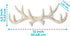 Comfify Vintage Cast Iron Deer Antlers Wall Mounted Hooks | Antique Finish Metal Clothes Hanger Rack w/Hooks | Includes Screws and Anchors | Antiq...