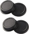 Front Body Cap & Rear Lens Cap Cover Compatible for Canon T8 T8i T7 T7I T6 T6i SL3, 90D 80D 77D 70D 7D 6D Mark II/I, 5D Mark IV/III/II kit EF/EF-S...