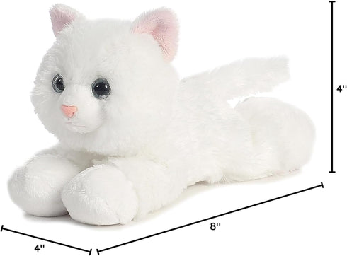 Aurora® Adorable Mini Flopsie™ Sugar Too™ Stuffed Animal - Playful Ease - Timeless Companions - White 8 Inches...