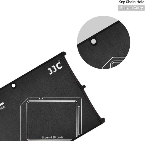 4 Slots SD Card Holder Case, SD Card Case Organizer Slim Ultra-Thin, Credit Card Size Lightweight Portable SD SDHC SDXC Memory Card Carrying Case...