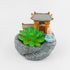 NWFashion Retro Chinese Buddha Hall,Pond Inside Flower.Succulent Planter/Pot Container for Indoor Outdoor...