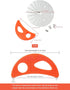 GLOGLOW Crescent Tool Power Juicer Replacement Parts for Juicer CL003AP E1188 E1189 MT1000 Juicer Accessories(orange)...