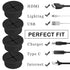12 Pcs Cable Cord Grommet Silicone Cable Grommet 3/4" Wire Hole Cover Cable Management Wire Organizer Cable Pass Through Desk Grommet for Table, C...
