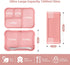 Bento Box Lunch Containers for Kids, Adult - Stackable Lunch Box with Utensil Set & 7 Compartments, 50oz/1500ml, 100% Leak-proof, BPA-free, Microw...