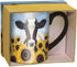 Lang Surrounded by Sunflowers Mug by Lowell Herrero, 14 oz., Multicolored...