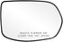 Fit System 80217 Passenger Side Non-Heated Mirror Glass w/Backing Plate, Honda CR-V, 4 15/16" x 7 7/16" x 7 5/8"...