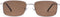 SOJOS Retro Vintage Rectangle Polarized Sunglasses Mens Womens Classic UV400 Metal Sunnies SJ1215...