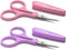 PAFASON 4" Stainless Steel Detail Craft Scissors Set with Straight Precise Tips & Safety Cap & TSA Complied Ideal for Scrapbooking, Paper Yarn Thr...