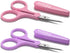 PAFASON 4" Stainless Steel Detail Craft Scissors Set with Straight Precise Tips & Safety Cap & TSA Complied Ideal for Scrapbooking, Paper Yarn Thr...