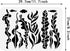 BENECREAT Ocean Theme Stencil, 11.7x8.3inch Seaweed Sea Fish Plastic Drawing Painting Stencils Templates for Summer Painting on Scrapbook Fabric T...