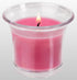 HYOOLA Clear Cup Scented Votive Candles - Wild Cherry - 12 Hour Burn Time - 4 Pack - European Made...