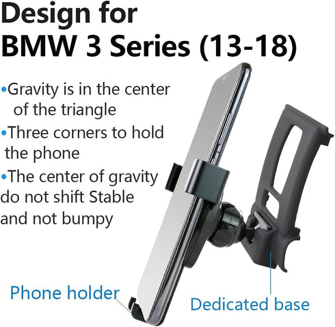 Car Phone Holder for BMW 3 Series 2013-2018 ?BMW 4 Series 2014-2020 F30 F32 Auto Accessories Navigation Bracket Interior Decoration Mobile Cell Ph...