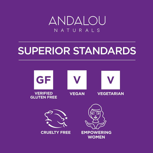 Andalou Naturals, On The Go Essentials - The AGE DEFYING Routine, Travel Friendly, TSA- Approved, Reusable Bag (4 Pcs)...