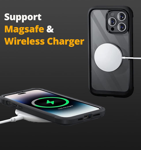 Privacy Case Compatible with iPhone 14 Pro Max, Anti Peep Case with 9H Glass Privacy Screen Protector, 100% Screen Sensitivity & Full Body Protect...