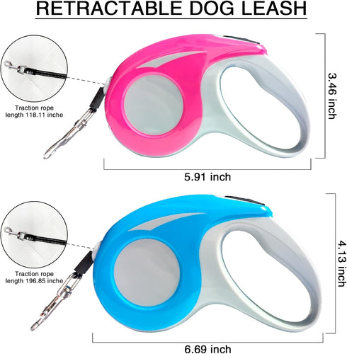 Automatic Retractable Dog Leash, a Key Lock Release Retractable Dog Leash, a Variety of Styles to Choose from, so Your pet Safer and More Convenie...
