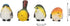 Zerodis Miniature Bird Decorative Figurines, Pack of 4 Resin Birds Animal Figurine Decoration Mini Simulation Cute Garden Statue Birds Figures Dec...