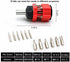 Stubby Screwdriver,12 in 1 Stubby Ratcheting Screwdriver Magnetic with Multi Bits...