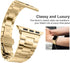 Compatible with iWatch Band 42mm/44mm, Solid Stainless Steel Metal Wristband Strap with Butterfly Folding Clasp Replacement for iWatch Series 7/6/...