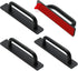 Ravinte Adhesive Cabinet Handles Self Stick Drawer Pulls Stick on Handle Black Cabinet Pulls No Drilling Push Pull Helper for Kitchen Cabinet Wind...