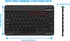 Ultra-Slim Small Bluetooth Keyboard, Portable Rechargeable External Cordless Wireless Keyboard for Android Tablet Cell Phone Samsung Smartphone iP...