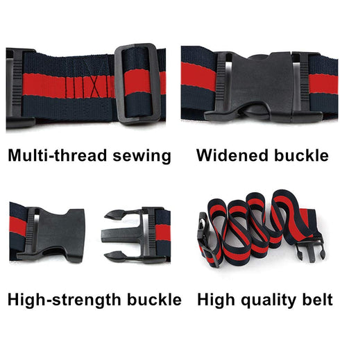 ZARPMA Baby Adjustable Safety Belt,Safety Harness for Child Kid Infant Safe Strap for Pushchair,HighChair,Child Chair,Stroller,Pram Buggy(Blue-Red...