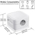 Cord Organizer Holder, 12 Pack Magnetic Desk Cable Clips Management, Hide Phone Charging Cable Keeper, Strong Adhesive Wire Charger Holder for Nig...