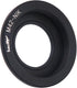 Haoge Manual Lens Mount Adapter Built-in Glass for M42 42mm Screw Mount Lens to Nikon F Mount Camera such as D800 D800E D810 D810A D850 DF D750 D5...