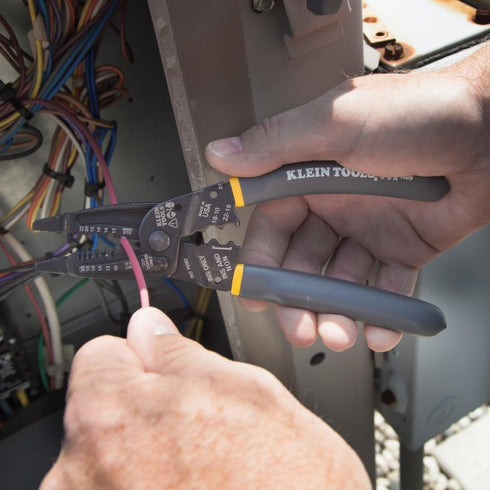 Klein Tools 1009 Multi Tool, Wire Stripper, Crimping Tool, Wire Cutter, Long-Nose Multi-Purpose Electrician Tool...