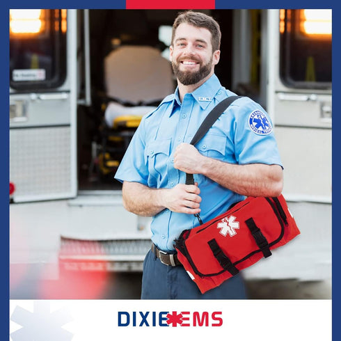 Dixigear First Responder On Call Trauma Bag W/Reflectors - Red...