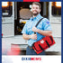 Dixigear First Responder On Call Trauma Bag W/Reflectors - Red...