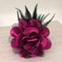 Flower Brooch Pin Silks Wonderful Rose Camellia Feather Charm Fashion Beautiful Created Clip Hair Flowers Brooches Accessories Idea for Party Danc...