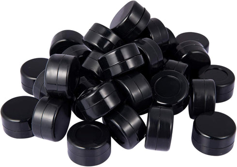5ML Non-Stick Silicone Wax Containers 50pcs Multi Use Storage Jars Oil Concentrate (Black)...