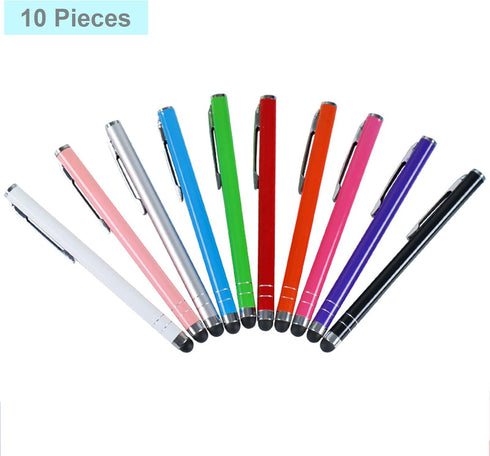 Stylus Pens for Touch Screens, Universal Capacitive Stylus Touch Screen Pens for Tablets, Smartphones, Samsung Galaxy and Other Smart Devices (10 ...