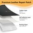 Leather Repair Patch, 16'' × 60'' Large Leather Repair Tape Kit, Self-Adhesive Leather Patches for Furniture, Couch, Sofa, Car Seat, Chair, Clothi...