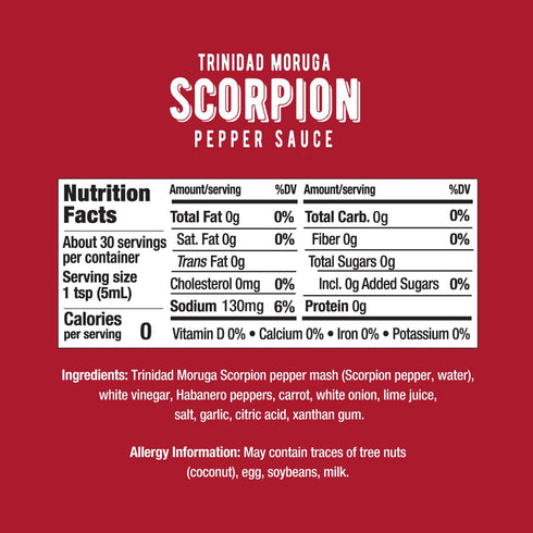 Melinda’s Scorpion Pepper Hot Sauce - Gourmet Scorpion Hot Sauce - Made with Trinidad Moruga Scorpion Pepper, Carrots, Onion & Lime Juice - Keto, ...
