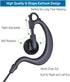 abcGoodefg 1 Pin 2.5MM Walkie Talkie Earpiece Headset with Mic PTT, G Shape Two Way Radio Earpiece compatible with Motorola Radios Cobra Talkabout...