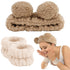 AHONEY Spa Bear Ears Headband, Face Wash Headband and Wristband Set, Cute Makeup Skincare Headbands Wrist Bands for Washing Face Elastic Fluffy He...