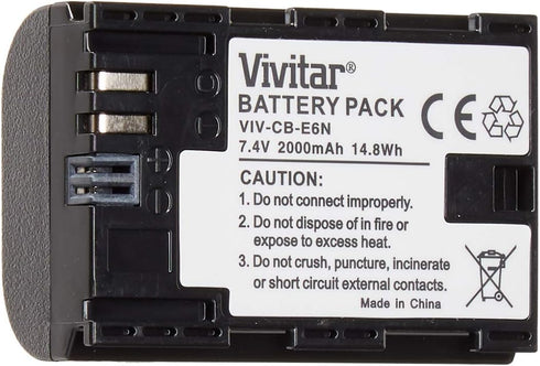 Vivitar VIV-CB-E6 - Battery for Canon LP-E6...