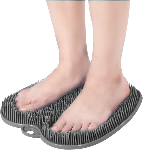 HONYIN Foot Scrubber for Use in Shower, XL Size Larger Shower Foot Scrubber Mat with Non-Slip Suction Cups- Cleans, Exfoliates & Massages Your Fee...