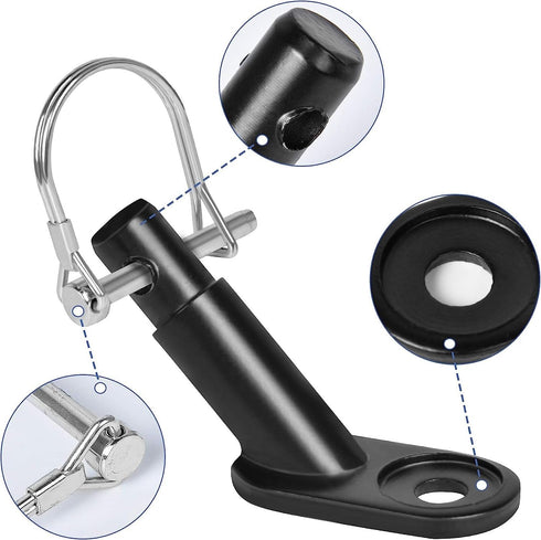 Fat-Cat Bicycle Rear Racks Steel Bicycle Trailer Hitch Mount Adapter Replacement Most Bike Cycling Rear Carrier Mount Bike Accessory...