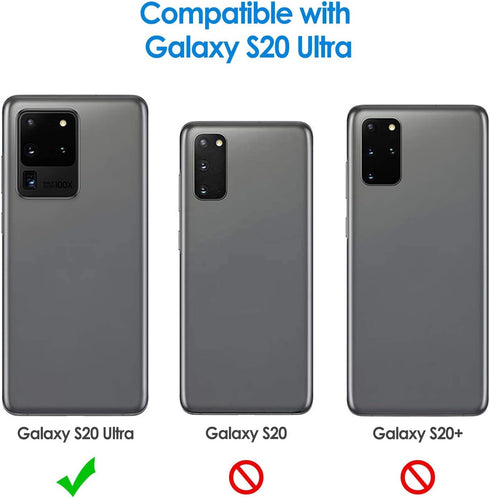 Galaxy S20 ULTRA Case, Designed for Electroplated Samsung Galaxy S20 ULTRA 4G/5G Phone Case, Case Soft TPU Protective Shockproof Flexible Samsung ...