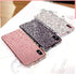 Fusicase for iPhone XR Diamond Case Glitter Sticker Bling Rhinestone Crystal Metal Bumper Frame Case Cute Luxury for Women Girls Shiny Sparkle Ele...