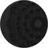 Black Carnation Mandala Floral Lotus Retro Art Zen Yoga Gift PopSockets Adhesive PopGrip...