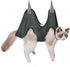 Pet Grooming Hammock Harness for Cats Dogs, Relaxation Pet Grooming Hammock Restraint Dog & Small Animal Dog Grooming Harness Bag (L? Legs Spacing...