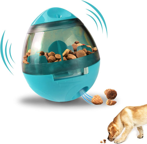 JZXOIVA Dog Treat Ball, Adjustable Dog Treat Dog Ball Dispensing Dog Toys, Interactive Food Puzzles Ball for Dogs, Pet Slow Feeder Ball...