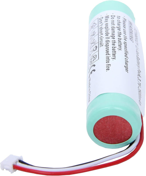 Professional Rechargeable Li-Ion Battery for AKAI EWI 5000 EWI Solo Single Battery Replacement Lithium Ion Battery Pack PH2.0 (TZ16650ZY/Green/Sin...
