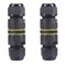 COMOPEZ 3Pin IP68 Waterproof Junction Connector Box 3 Pole Electrical Box Wire Connector Cable for Underground Outdoor Light,LED,Tree Strings, Cab...