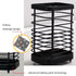 Oidium Stainless Steel Utensil Holder,Utensil Crock Countertop Organizer 6x4x3 In,Black Utensil Holder,Metal Steel Square Utensil Flatware Storage...