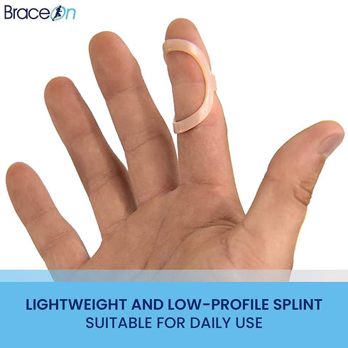 Brace On EZ Finger Splint, Finger Brace for Injuries and Support, Trigger Finger Splint, Trio 3-Pack, Sizes 10, 11, 12...